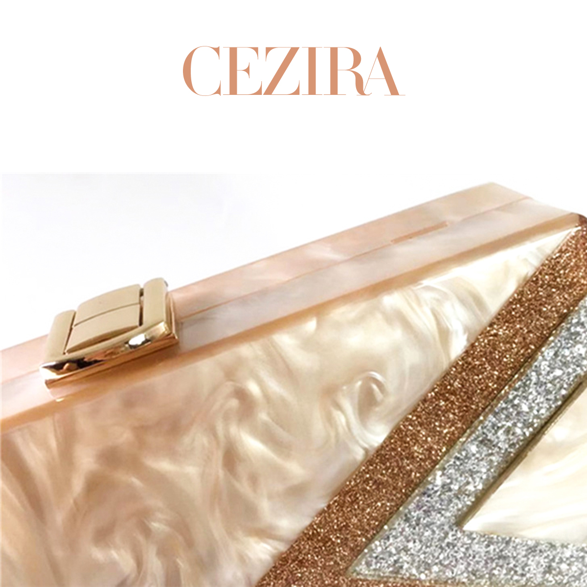 CR レトロエスニックトライアングル幾何学模様アクリルボック - Ethnic Fashion Designer のレビューと価格