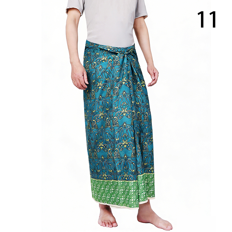メンズ・レディース　バティック・サロングスカート　エスニック - Batik Sarong Wrap のレビューと価格