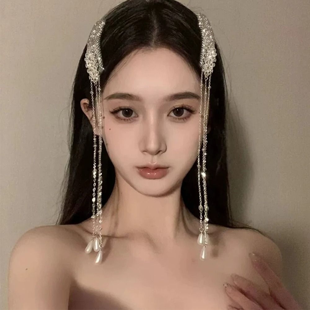 1個/1ペア レトロタッセルヘアクリップ ロングタッセル エ - Ethnic Fashion Designer のレビューと価格